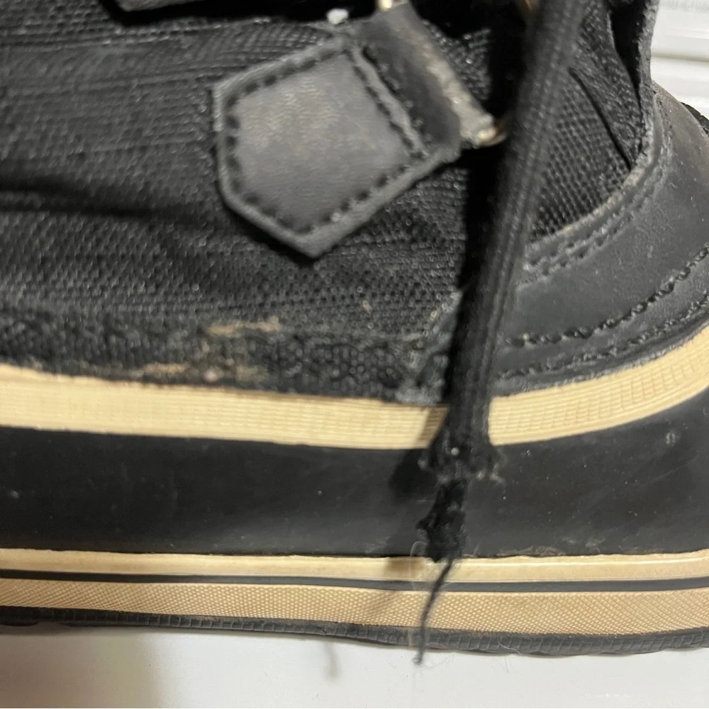 Sorel Winter Carnival Boots Black Women’s Size 8 waterproof 1964 pac nylon snow - Picture 7 of 9